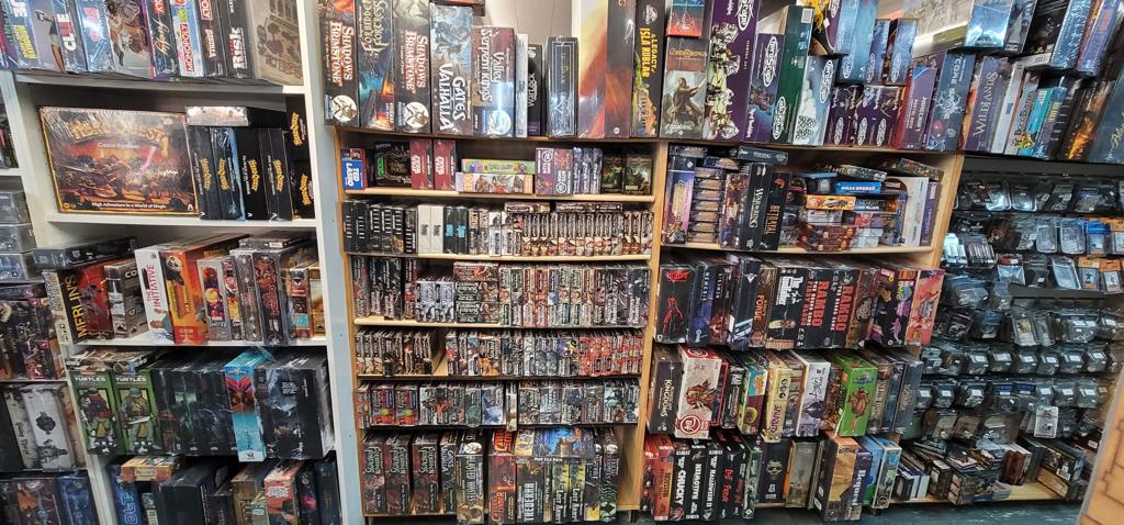 Inside Chucks Comics Store View